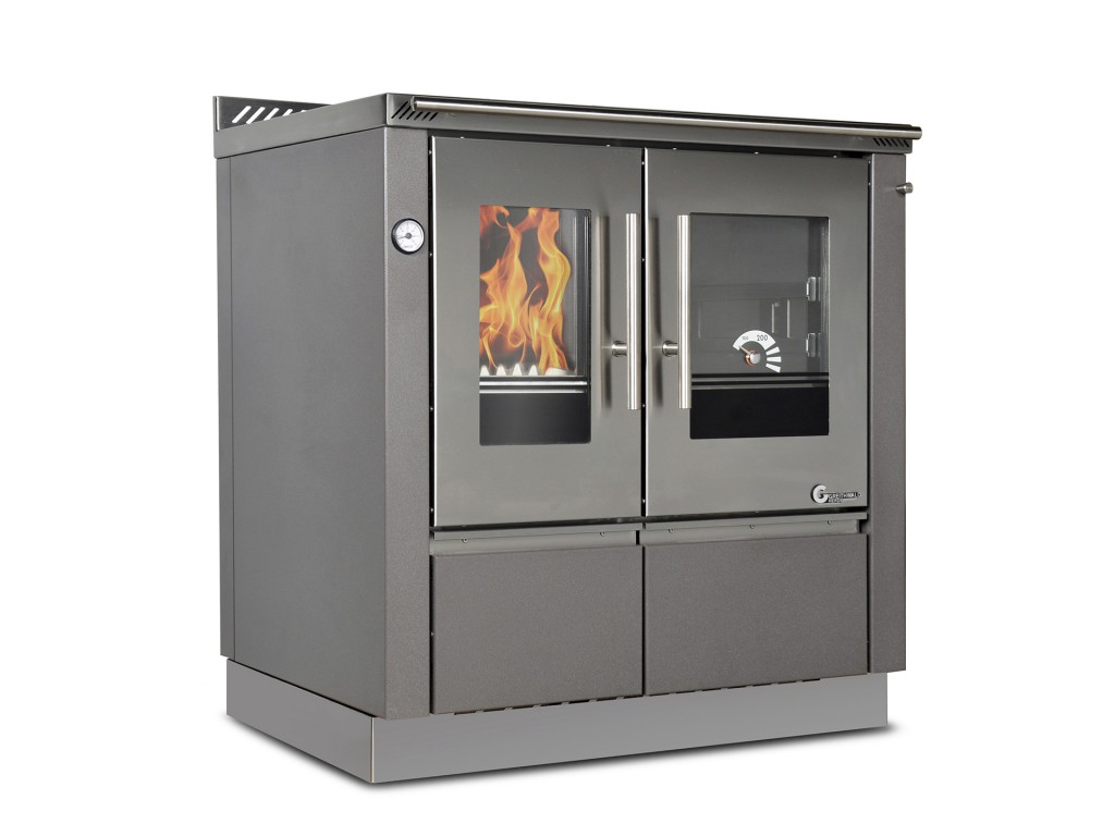 Kochmaschine, Herd, FZH80 INOX-ANTRA VISTA accesa piccola