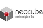 Logo neocube - modern style of fire