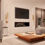 elektrischer Kamin im Wohnzimmer: DRU - Virtuo 150 Evolve